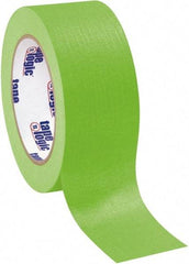 Tape Logic - 2" Wide x 60 Yd Long Green Crepe Paper Masking Tape - 4.9 mil Thick - USA Tool & Supply