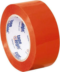 Tape Logic - 2" x 110 Yd Orange Acrylic Adhesive Packaging Tape - Polypropylene Film Backing, 2.2 mil Thick, 21.4 Lb Tensile Strength - USA Tool & Supply