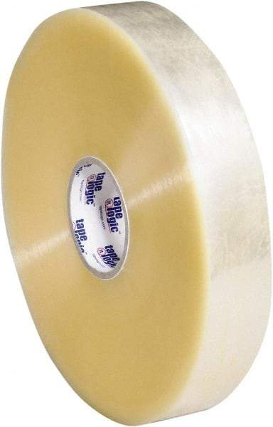 Tape Logic - 2" x 1,000 Yd Clear Hot Melt Adhesive Packaging Tape - Polypropylene Film Backing, 2.5 mil Thick, 36 Lb Tensile Strength - USA Tool & Supply