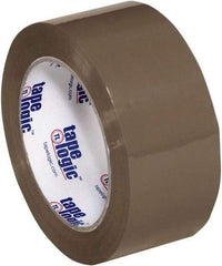 Tape Logic - 2" x 110 Yd Tan Hot Melt Adhesive Packaging Tape - Polypropylene Film Backing, 1.9 mil Thick, 22 Lb Tensile Strength - USA Tool & Supply