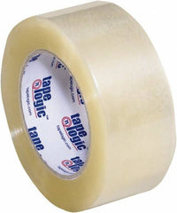 Tape Logic - 2" x 110 Yd Clear Acrylic Adhesive Packaging Tape - Polypropylene Film Backing, 2.6 mil Thick, 24.7 Lb Tensile Strength - USA Tool & Supply