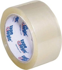 Tape Logic - 2" x 55 Yd Clear Acrylic Adhesive Packaging Tape - Polypropylene Film Backing, 2.6 mil Thick, 24.7 Lb Tensile Strength - USA Tool & Supply