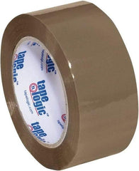 Tape Logic - 2" x 110 Yd Tan Acrylic Adhesive Packaging Tape - Polypropylene Film Backing, 2 mil Thick, 20 Lb Tensile Strength - USA Tool & Supply