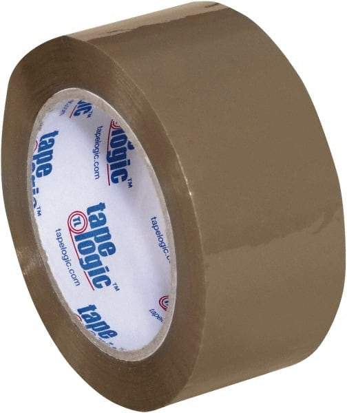 Tape Logic - 2" x 110 Yd Tan Acrylic Adhesive Packaging Tape - Polypropylene Film Backing, 1.8 mil Thick, 18 Lb Tensile Strength - USA Tool & Supply