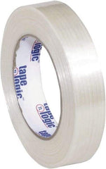 Tape Logic - 1" x 60 Yd Clear Hot Melt Adhesive Strapping Tape - Polypropylene Film Backing, 5.1 mil Thick, 275 Lb Tensile Strength - USA Tool & Supply