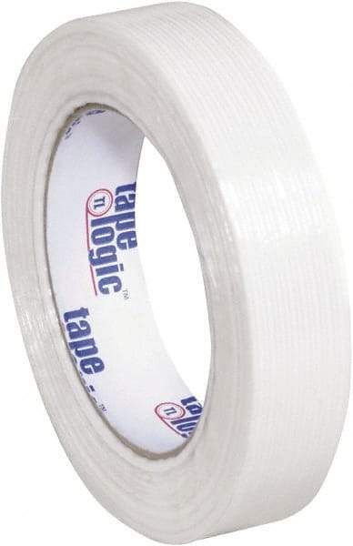 Tape Logic - 1" x 60 Yd Clear Hot Melt Adhesive Strapping Tape - Polypropylene Film Backing, 3.9 mil Thick, 100 Lb Tensile Strength - USA Tool & Supply