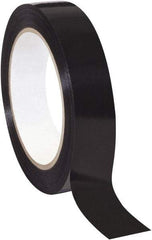 Tape Logic - 1" x 60 Yd Black Rubber Adhesive Strapping Tape - Polypropylene Film Backing, 2.7 mil Thick, 90 Lb Tensile Strength - USA Tool & Supply