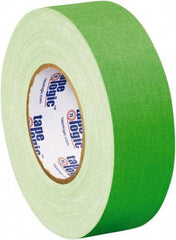 Tape Logic - 2" x 50 Yds Fluorescent Green Gaffers Tape - 11 mil, Rubber Adhesive - USA Tool & Supply