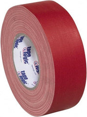 Tape Logic - 1" x 60 Yds Red Gaffers Tape - 11 mil, Rubber Adhesive - USA Tool & Supply