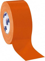Tape Logic - 3" x 60 Yds Orange Duct Tape - 10 mil, Rubber Adhesive - USA Tool & Supply