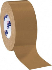 Tape Logic - 3" x 60 Yds Brown Duct Tape - 10 mil, Rubber Adhesive - USA Tool & Supply
