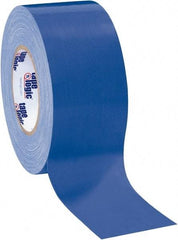 Tape Logic - 3" x 60 Yds Blue Duct Tape - 10 mil, Rubber Adhesive - USA Tool & Supply