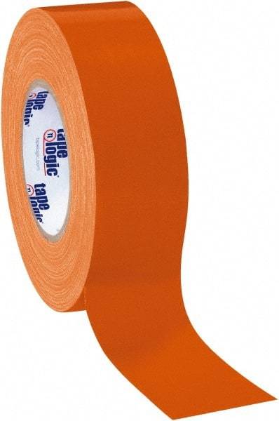 Tape Logic - 2" x 60 Yds Orange Duct Tape - 10 mil, Rubber Adhesive - USA Tool & Supply
