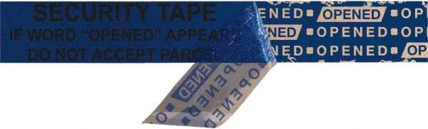 Tape Logic - 2,160" Long, Blue Security Tape - For Multi-Use - USA Tool & Supply