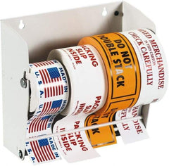 Tape Logic - 8-1/2" Long, White Metal Label Dispensers - For Multi-Use - USA Tool & Supply