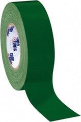 Tape Logic - 2" x 60 Yds Green Duct Tape - 10 mil, Rubber Adhesive - USA Tool & Supply