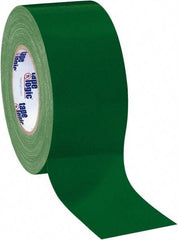 Tape Logic - 3" x 60 Yds Green Duct Tape - 10 mil, Rubber Adhesive - USA Tool & Supply