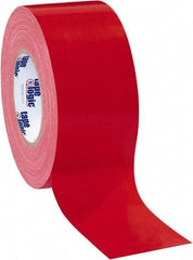 Tape Logic - 3" x 60 Yds Red Duct Tape - 10 mil, Rubber Adhesive - USA Tool & Supply