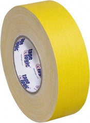 Tape Logic - 1" x 60 Yds Yellow Gaffers Tape - 11 mil, Rubber Adhesive - USA Tool & Supply
