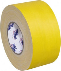 Tape Logic - 3" x 60 Yds Yellow Gaffers Tape - 11 mil, Rubber Adhesive - USA Tool & Supply