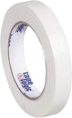 Tape Logic - 3/4" x 60 Yd Clear Hot Melt Adhesive Strapping Tape - Polypropylene Film Backing, 3.9 mil Thick, 100 Lb Tensile Strength - USA Tool & Supply