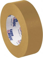 Tape Logic - 1-1/2" x 60 Yd Brown Rubber Adhesive Packaging Tape - Paper Backing, 7 mil Thick - USA Tool & Supply