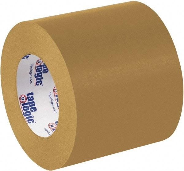 Tape Logic - 4" x 60 Yd Brown Rubber Adhesive Packaging Tape - Paper Backing, 7 mil Thick - USA Tool & Supply