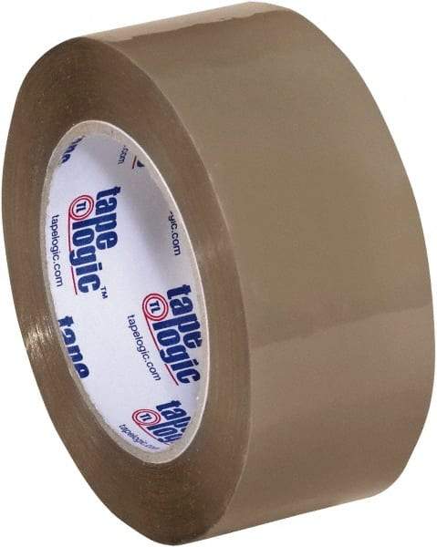 Tape Logic - 2" x 110 Yd Tan Acrylic Adhesive Packaging Tape - Polypropylene Film Backing, 2.6 mil Thick, 24.7 Lb Tensile Strength - USA Tool & Supply