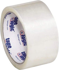 Tape Logic - 2" x 55 Yd Clear Hot Melt Adhesive Packaging Tape - Polypropylene Film Backing, 2.2 mil Thick - USA Tool & Supply