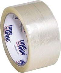 Tape Logic - 2" x 55 Yd Clear Hot Melt Adhesive Packaging Tape - Polypropylene Film Backing, 1.9 mil Thick, 22 Lb Tensile Strength - USA Tool & Supply