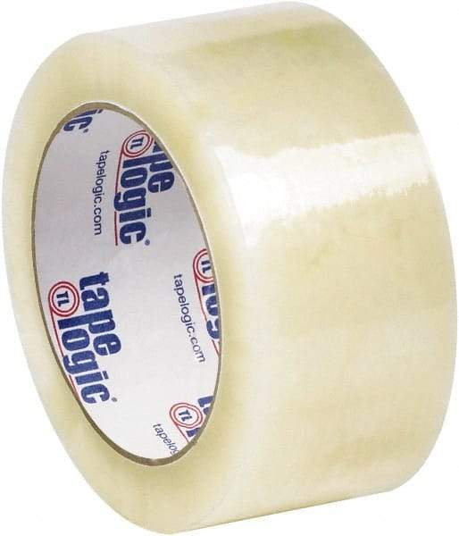 Tape Logic - 2" x 110 Yd Clear Hot Melt Adhesive Packaging Tape - Polypropylene Film Backing, 1.7 mil Thick - USA Tool & Supply