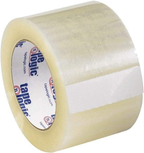 Tape Logic - 3" x 110 Yd Clear Acrylic Adhesive Packaging Tape - Polypropylene Film Backing, 2.6 mil Thick - USA Tool & Supply