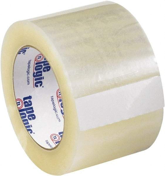 Tape Logic - 3" x 55 Yd Clear Acrylic Adhesive Packaging Tape - Polypropylene Film Backing, 2.6 mil Thick - USA Tool & Supply