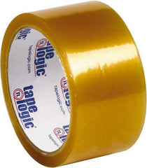 Tape Logic - 2" x 55 Yd Clear Rubber Adhesive Packaging Tape - PVC Film Backing, 2.1 mil Thick, 25 Lb Tensile Strength - USA Tool & Supply