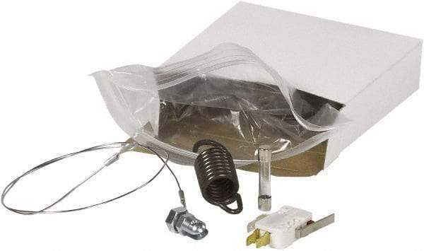 Made in USA - 24" Wide, Portable Shrink Wrap System - Contains Sealing Pad, 5-3 Mil PTFE Glass Cloth Tape for Sealing Arm, 3-10 Mil PTFE Glass Cloth Tape Strips for Sealing Pad Replacement, Wire, Micro Switch, Arm Swing, Fuse - USA Tool & Supply