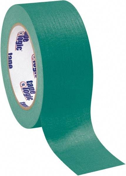 Tape Logic - 2" Wide x 60 Yd Long Green Crepe Paper Masking Tape - 4.9 mil Thick - USA Tool & Supply