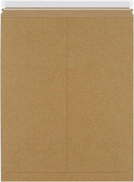 Made in USA - 21" Long x 17" Wide Peel-Off Self-Seal Flat Mailer - Kraft - USA Tool & Supply