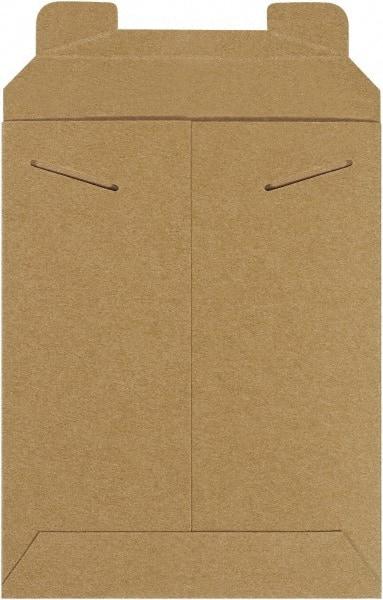 Made in USA - 9" Long x 7" Wide Regular Flat Mailer - Kraft - USA Tool & Supply