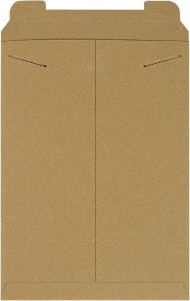 Made in USA - 18" Long x 13" Wide Regular Flat Mailer - Kraft - USA Tool & Supply