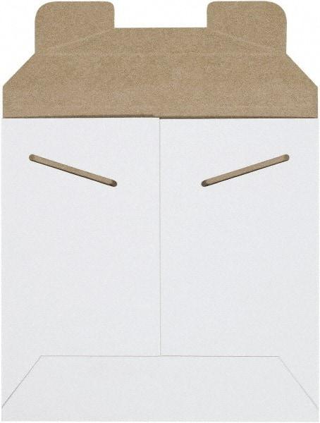 Made in USA - 6" Long x 6" Wide Regular Flat Mailer - White - USA Tool & Supply