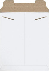 Made in USA - 13-1/2" Long x 11" Wide Regular Flat Mailer - White - USA Tool & Supply