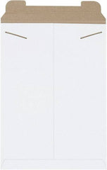 Made in USA - 18" Long x 13" Wide Regular Flat Mailer - White - USA Tool & Supply