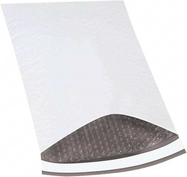 Made in USA - 16" Long x 10-1/2" Wide Peel-Off Self-Seal Padded Mailer - White - USA Tool & Supply