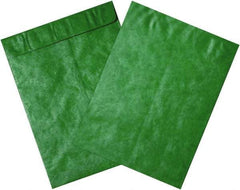 Dupont - 12" Long x 9" Wide Peel-Off Self-Seal Tyvek Flat Catalog Envelopes - Green - USA Tool & Supply