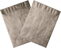 Dupont - 12" Long x 9" Wide Peel-Off Self-Seal Tyvek Flat Catalog Envelopes - Silver - USA Tool & Supply