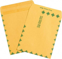 Made in USA - 13" Long x 10" Wide Peel-Off Self-Seal Natural Kraft Envelope - Kraft - USA Tool & Supply