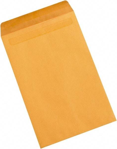Made in USA - 15" Long x 10" Wide Self Seal Natural Kraft Envelope - Kraft - USA Tool & Supply