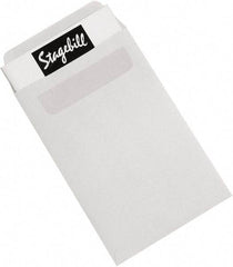 Made in USA - 9" Long x 6" Wide Self Seal White Catalog Envelope - White - USA Tool & Supply