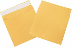 Made in USA - 13" Long x 10" Wide Peel-Off Self-Seal Natural Kraft Envelope - Kraft - USA Tool & Supply