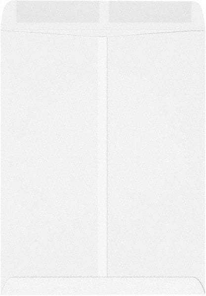 Made in USA - 13" Long x 10" Wide Gummed Flap White Catalog Envelope - White - USA Tool & Supply